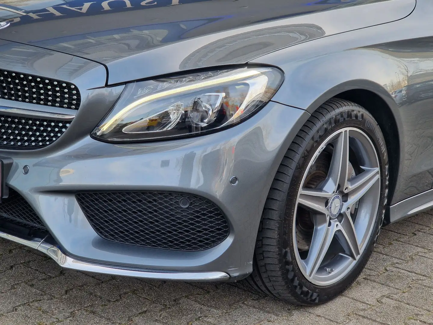 Mercedes-Benz C 180 AMG-Line DT. FZG 2.HD RFK 8xALU SHZ LED Gris - 2