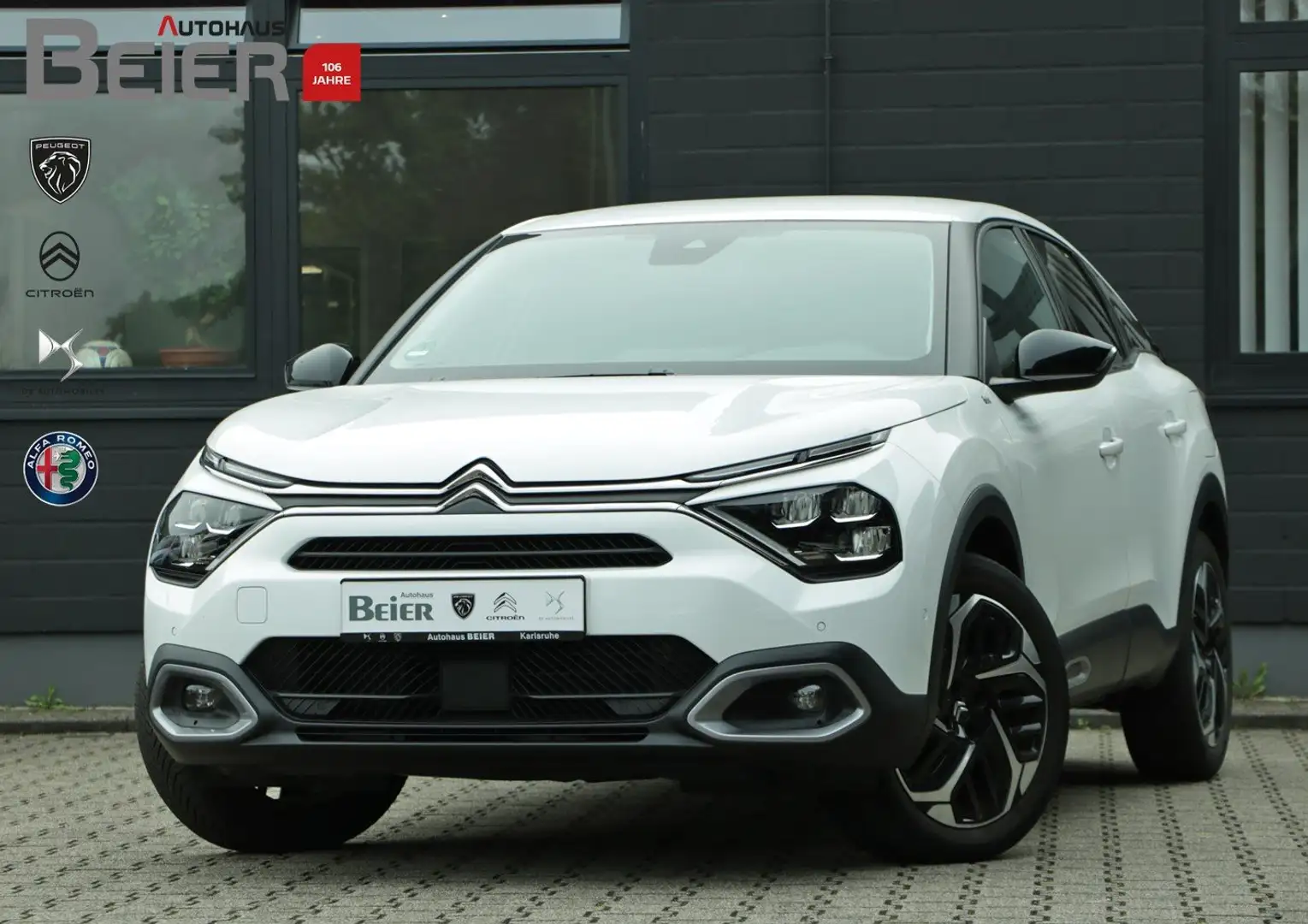 Citroen C4 1.2 PureTech 130 Shine Sitzh./ Navi/ Klimaau. Blanco - 1