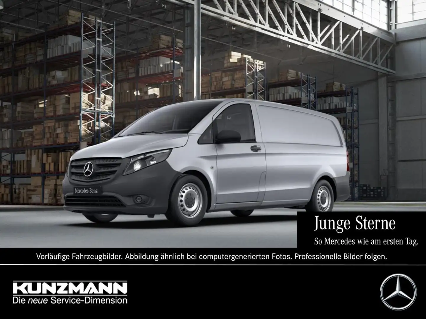 Mercedes-Benz Vito 116 CDI Kasten Lang Audio 40 Klima AHK Argent - 1