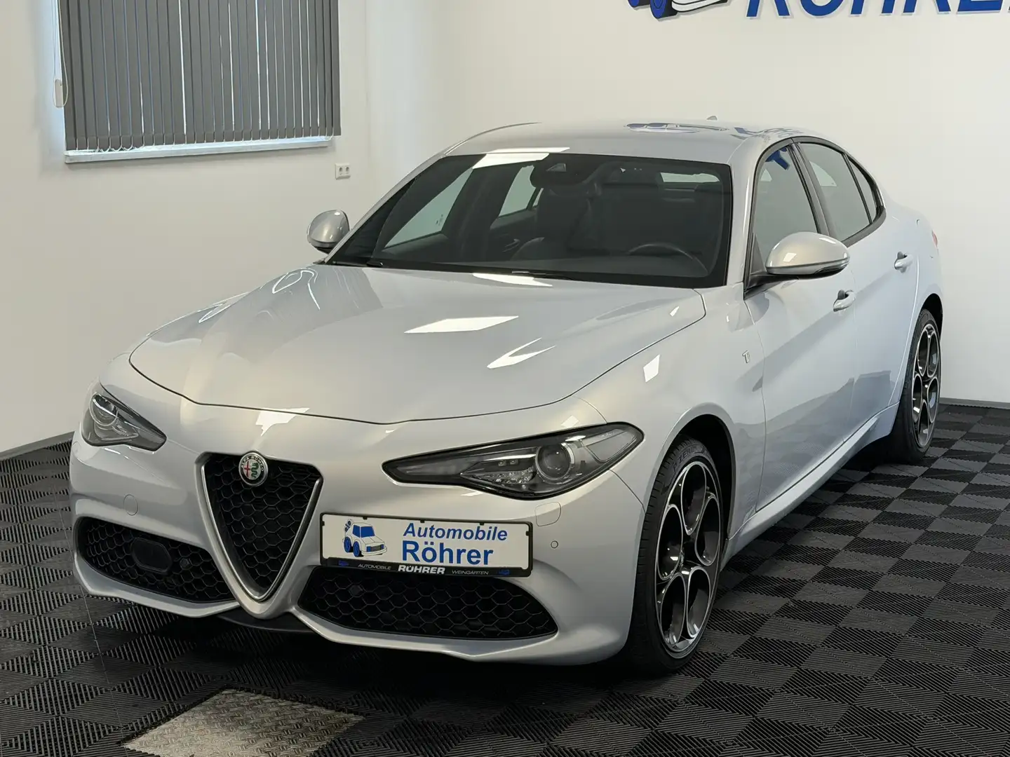 Alfa Romeo Giulia 2.0 Turbo Ti Q4 AT8 Perla Lunare ACC Silber - 2