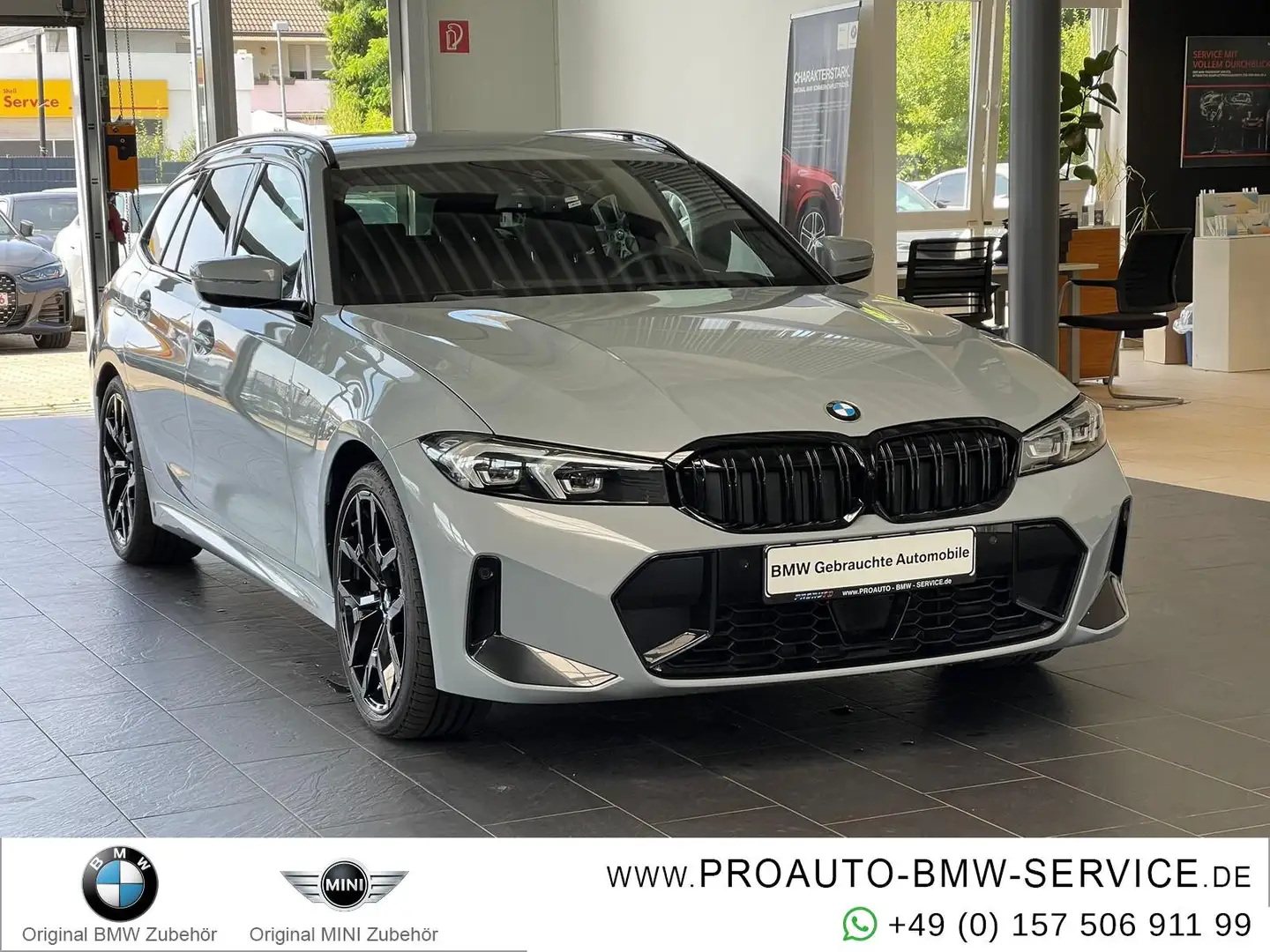 BMW 330 i Tour. xDrive M Sport LED/HUD/ACC/360°/RFK Grijs - 1