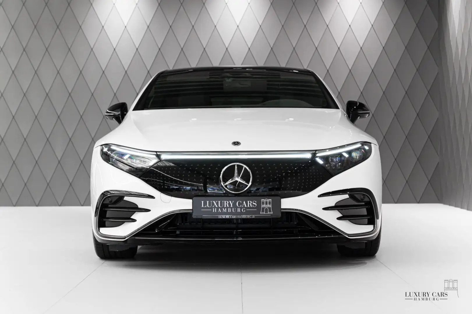 Mercedes-Benz EQS 580 WHITE/BLACK HEAD UP 360° 4,79% FINANZIER Blanc - 2