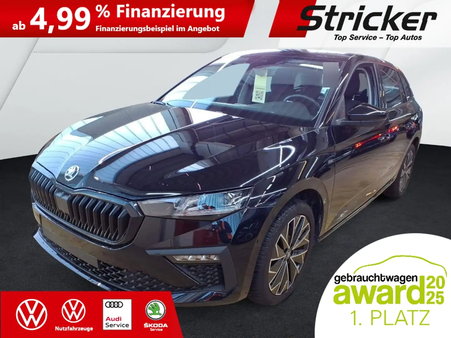 Skoda Scala Tour 1.5 TSI 199,-ohne Anzahlung Navi Matrix Kame Schwarz - 2