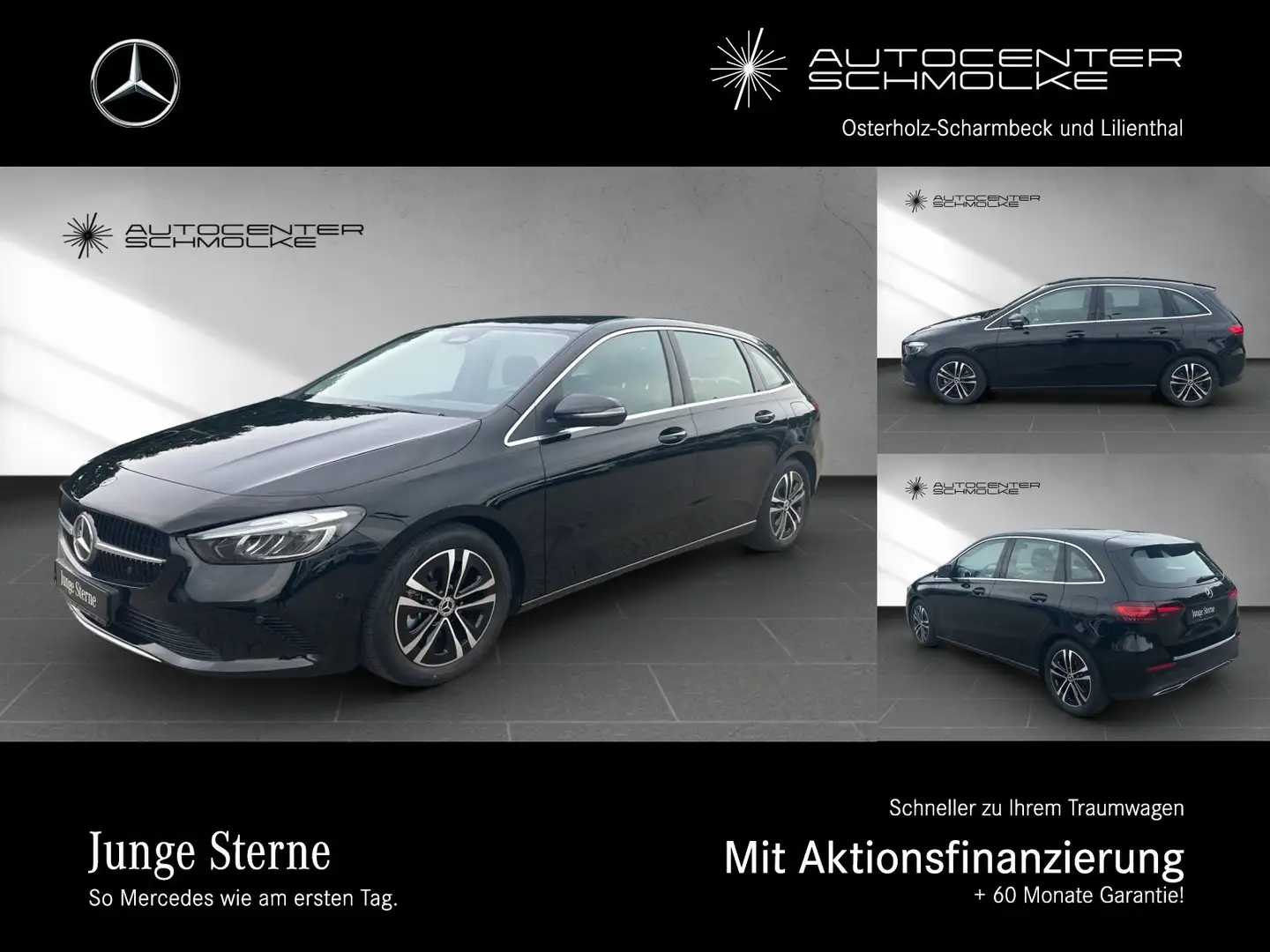 Mercedes-Benz B 180 B 180 PROGRESSIVE*AHK*SMARTPHONE INT.*VERKEHRSZ. Schwarz - 1