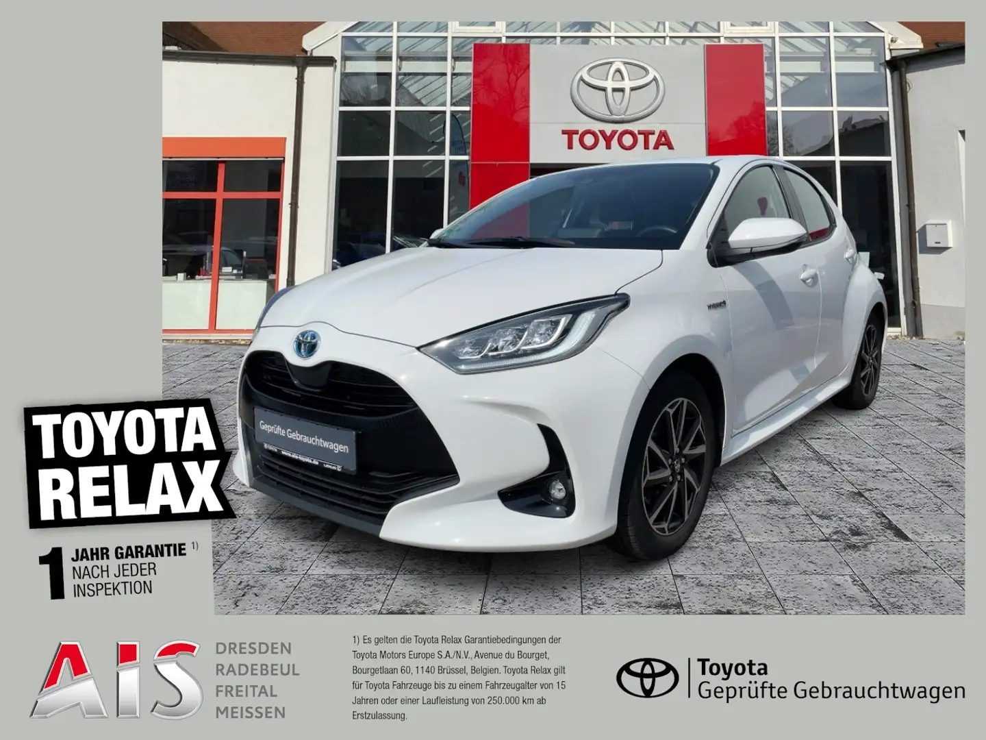 Toyota Yaris 1.5 Hybrid Team Deutschland KAM*DAB*LED Beyaz - 1