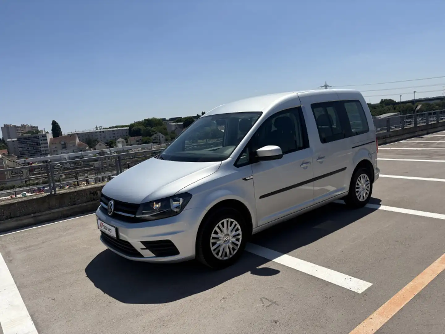 Volkswagen Caddy 1.0 TSI 102CH TRENDLINE EURO6D-T 5CV Grijs - 2