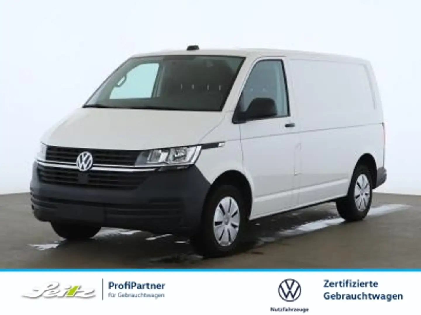Volkswagen T6.1 Transporter Kasten 2.0 TDI KR FWD *PDC*NAVI*SITZH* Wit - 1