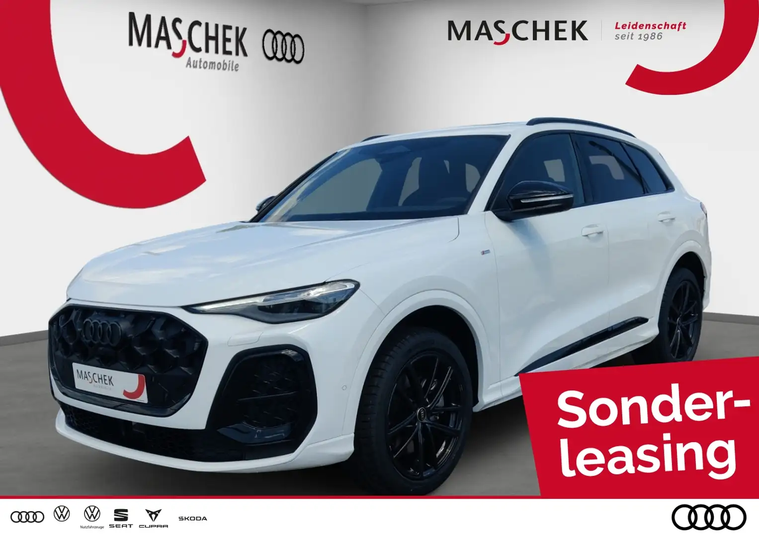 Audi Q5 SUV TDI quattro S-Line Pano AHK TechPlus 20 Weiß - 1