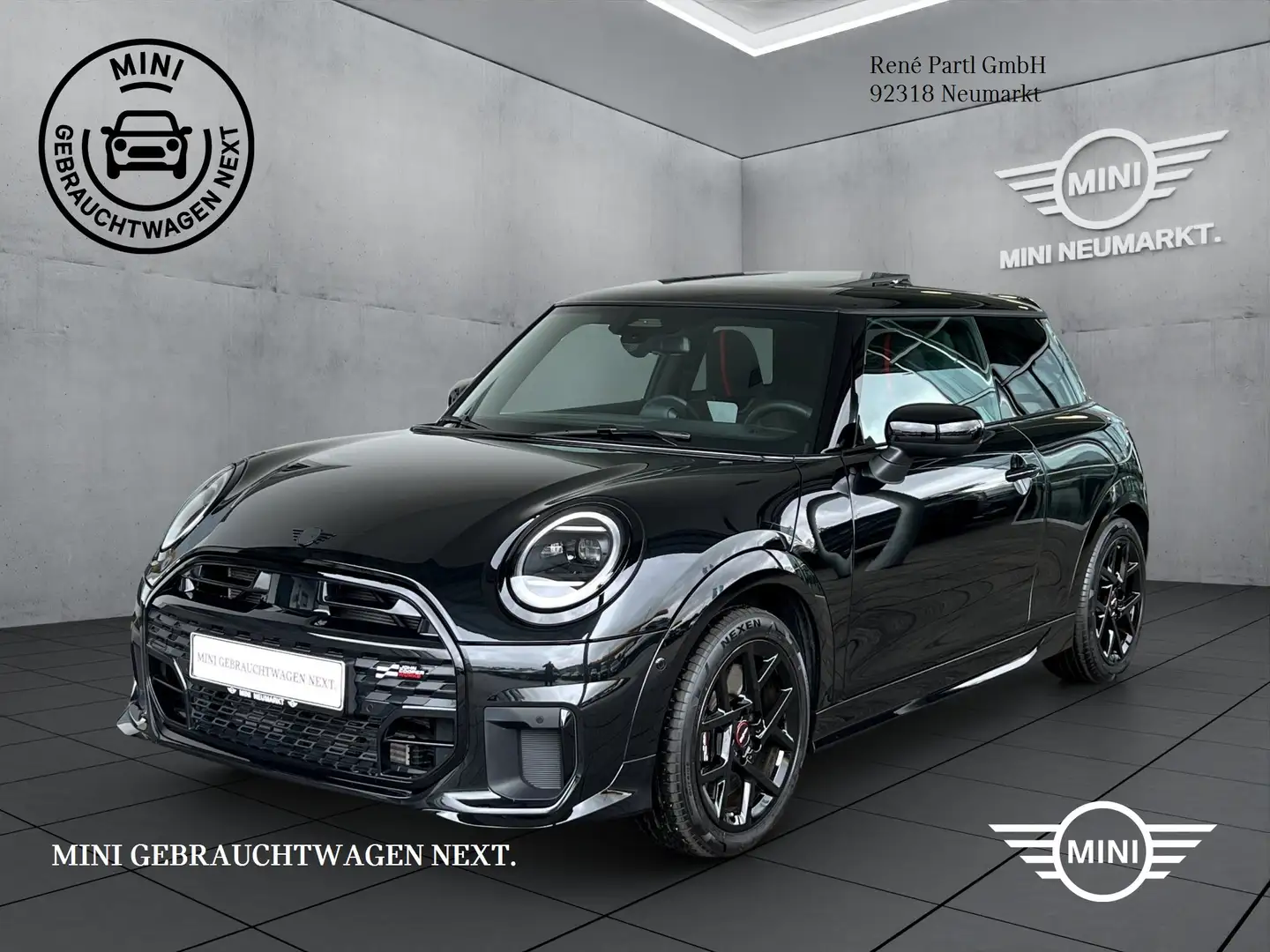 MINI Cooper C 3-Türer JCW-Trim LED RFK HUD Pano Schwarz - 1