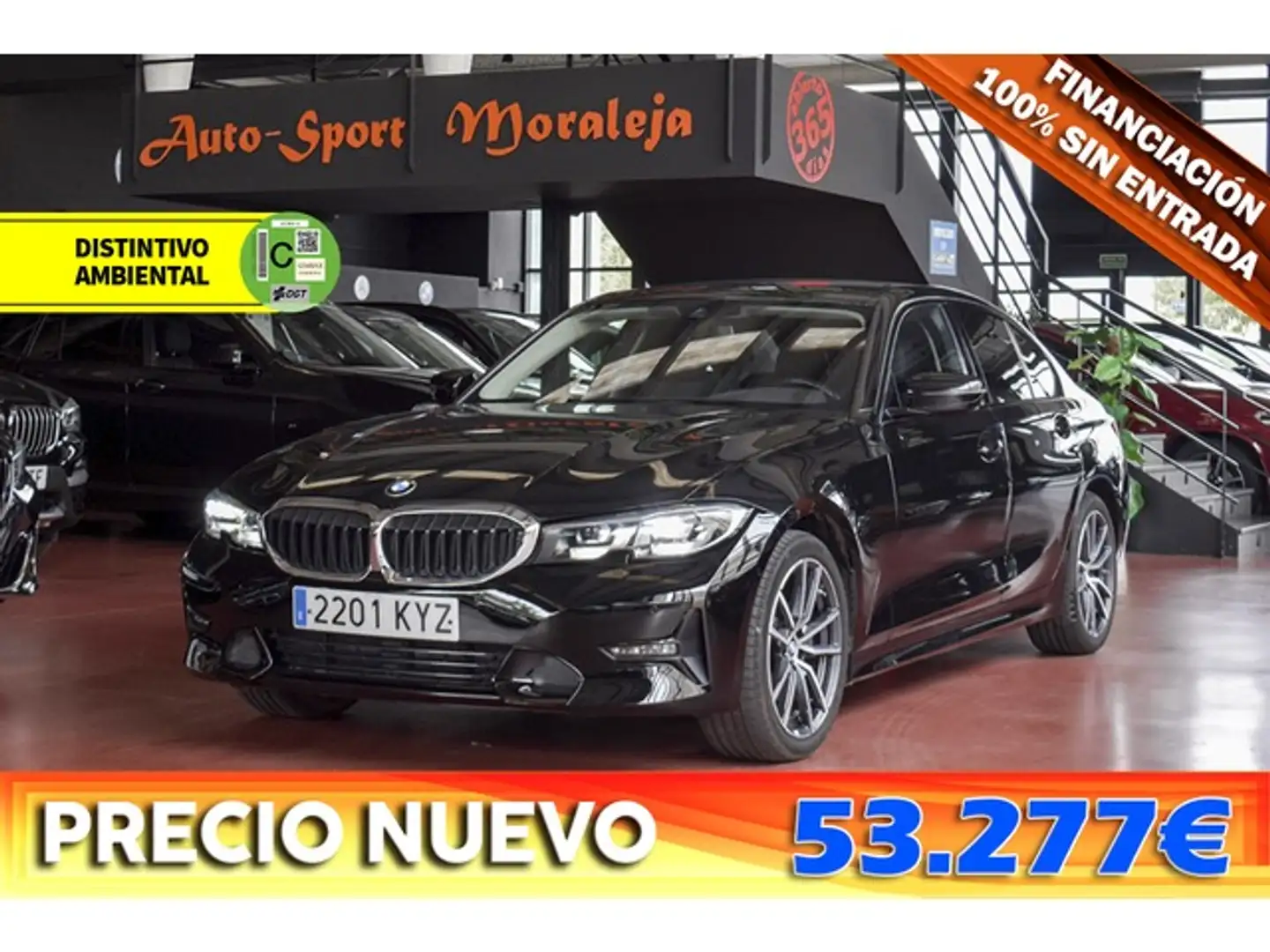 BMW 340 318dA Negro - 1