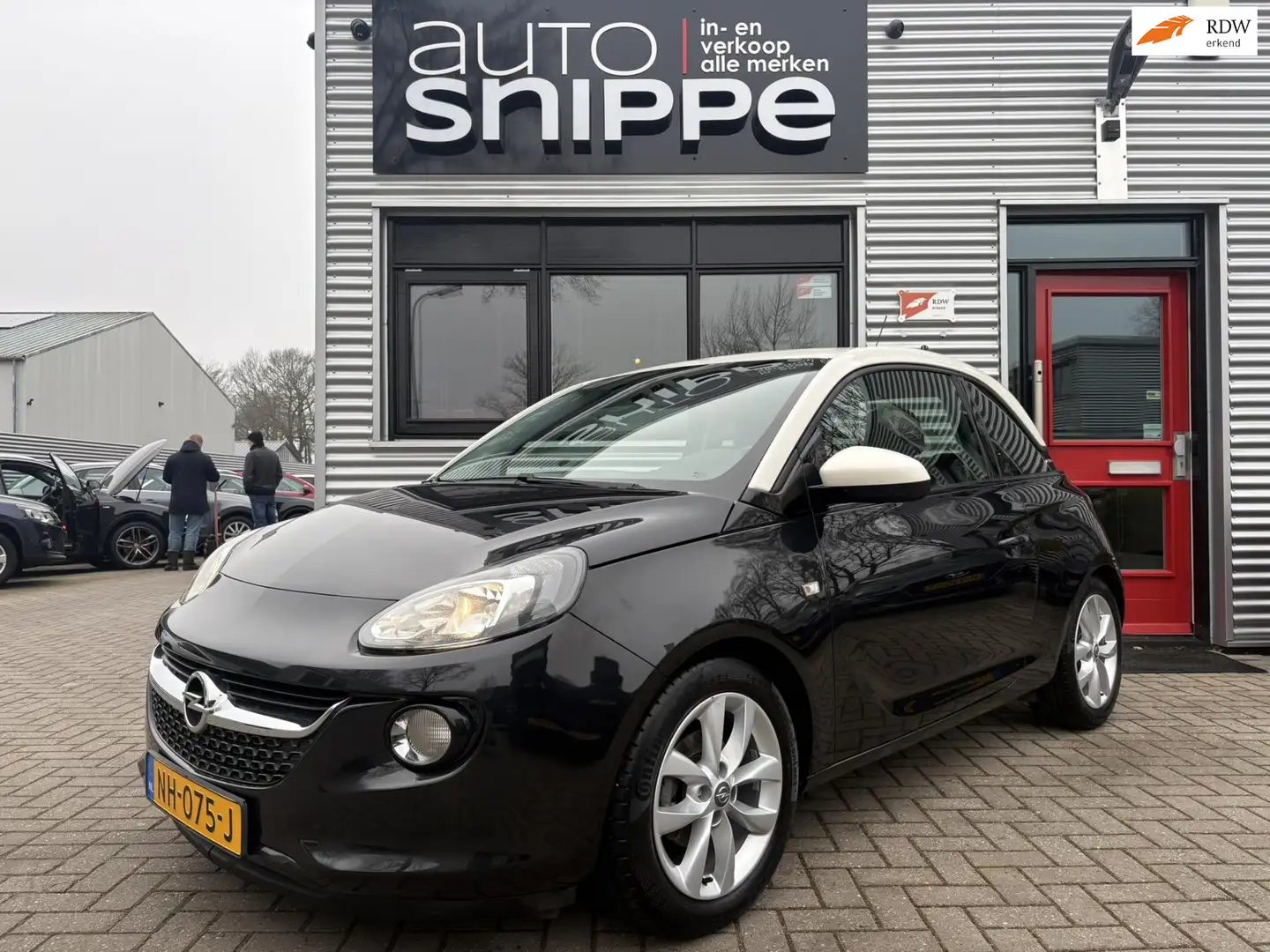 Opel Adam 1.2 -AIRCO-CRUISECONTROL-LICHTMETALEN VELGEN-2 TON Schwarz - 1