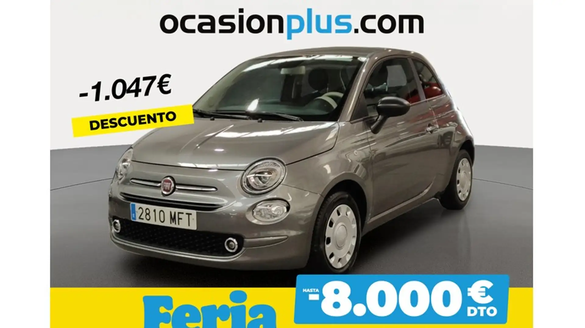 Fiat 500 1.0 Hybrid Dolcevita 52kW Gris - 1