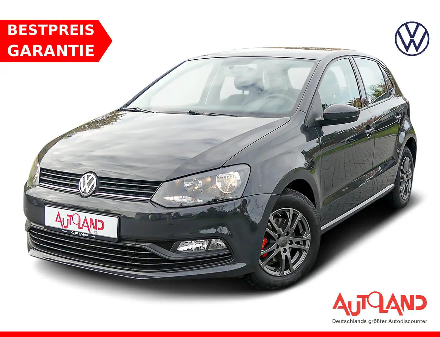 Volkswagen Polo 1.0 ISOFIX Klima AUX Gris - 1