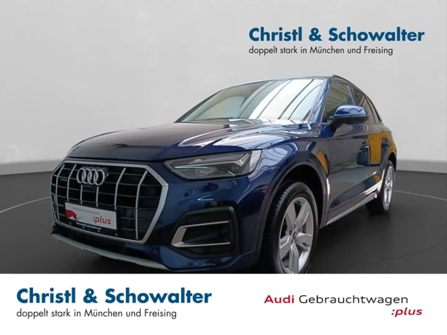 Audi Q5 40TDI quat Advanced PANO NAVI LED 360° ACC Blau - 1