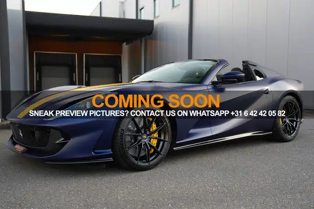 Ferrari 812 GTS - Blu Le Mans Opaco - Full Carbon - Full PPF -