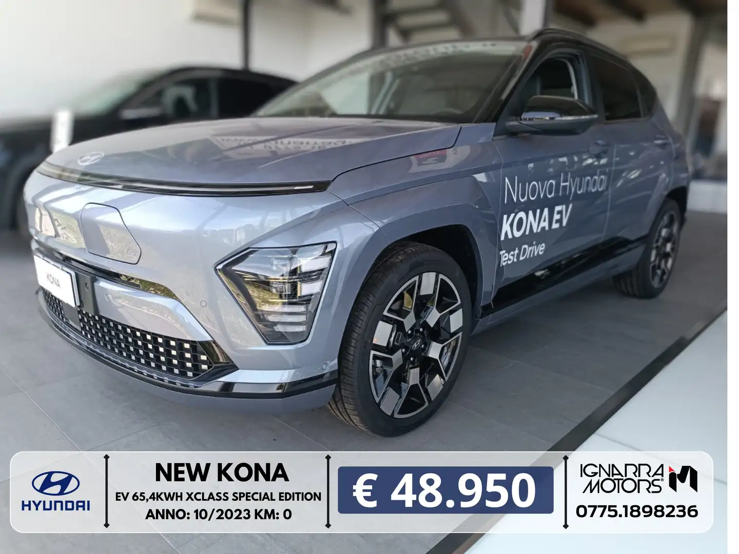 Hyundai KONA 65,4KWH XCLASS SPECIALEDITION GR440BE Blu/Azzurro - 1