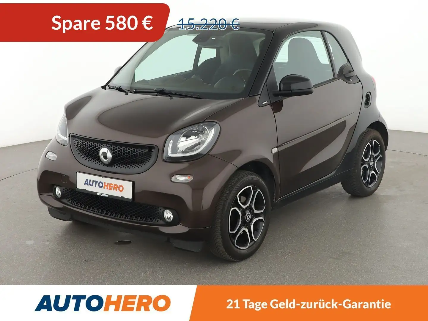 smart forTwo 0.9 Turbo Perfect Aut.*TEMPO*PANO*SHZ*KLIMA* Braun - 1