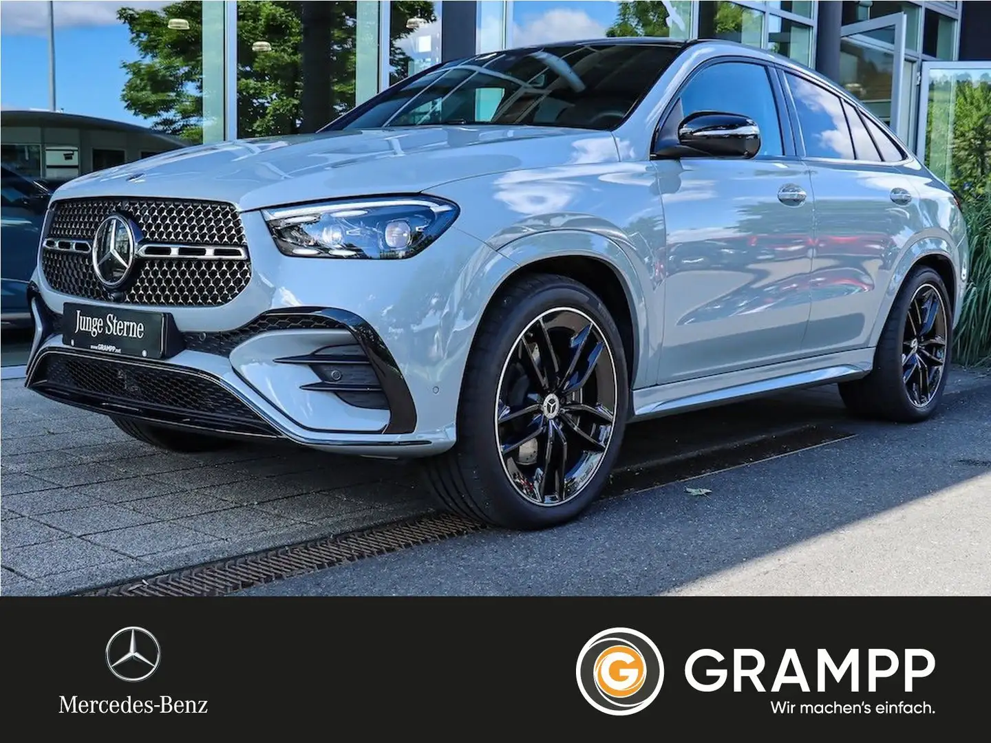 Mercedes-Benz GLE 300 d 4M Coupé AMG Premium/HUD/AHK/Airmatic Gris - 1