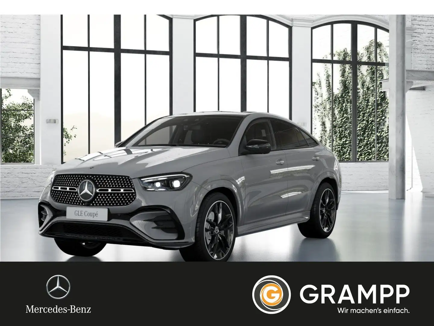 Mercedes-Benz GLE 300 d 4M Coupé AMG Premium/HUD/AHK/Airmatic Grau - 1