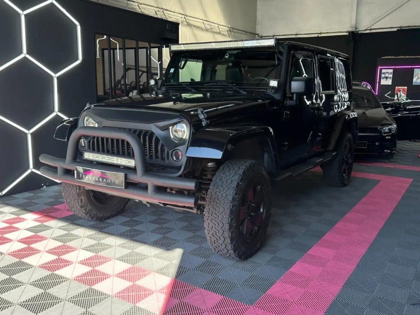 Jeep Wrangler SAHARA Unlimited 2.8L 200 ch CRD - Caméra de Recul Noir - 2