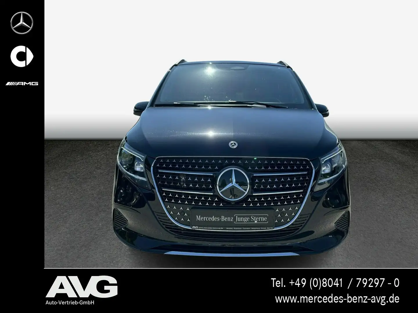 Mercedes-Benz V 300 V 300 d Avantgarde lang Liege Distr/LED/AHK/Easy Schwarz - 2