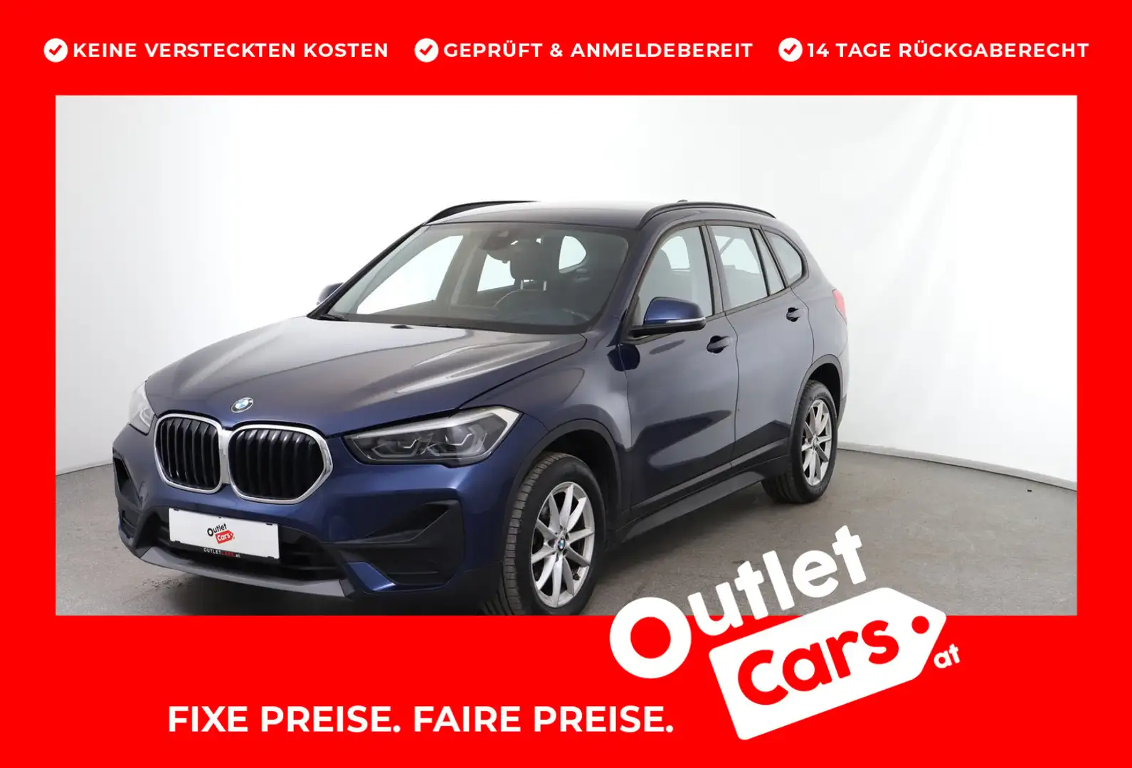 BMW X1 sDrive16d Blau - 1