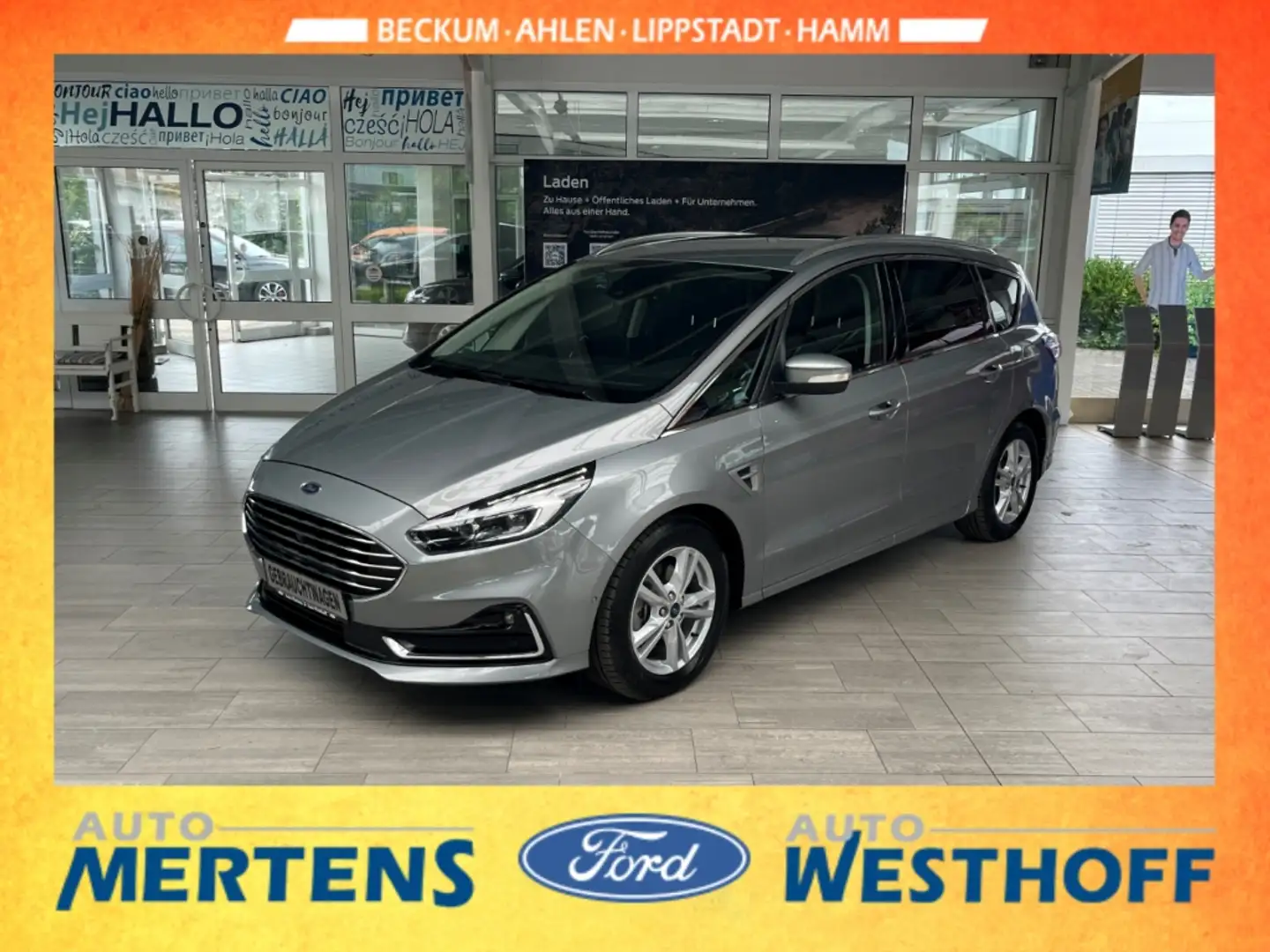 Ford S-Max Titanium 2.0 EcoBlue Standheizung + Niveaureg. Zilver - 1