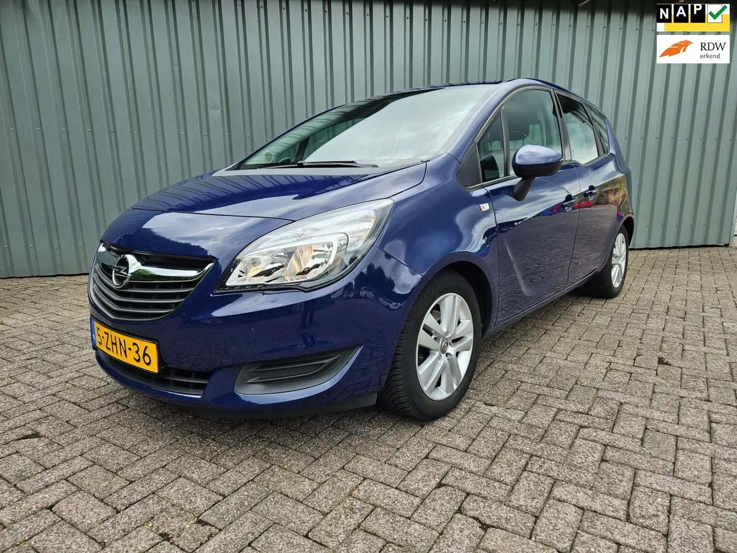 Opel Meriva 1.4 Turbo Business+ 120Pk Navi Trekhaak Blauw - 1