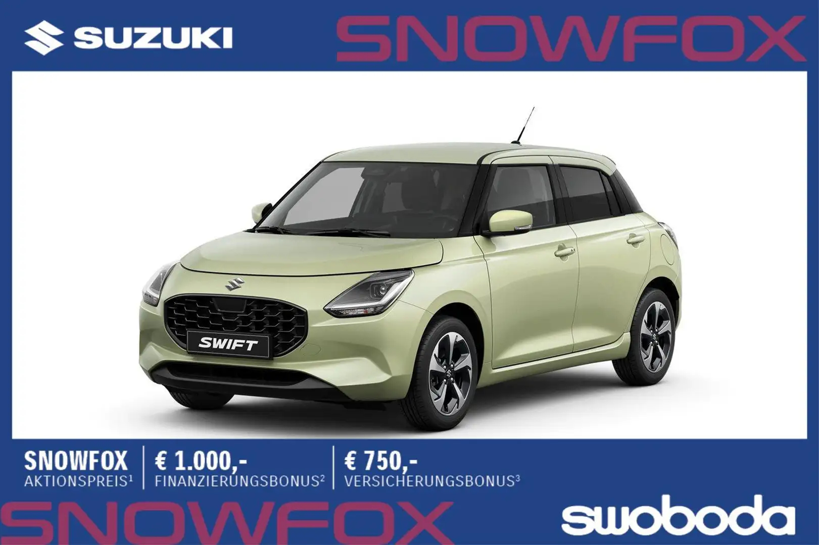 Suzuki Swift 1,2 Hybrid Shine CVT Gelb - 1