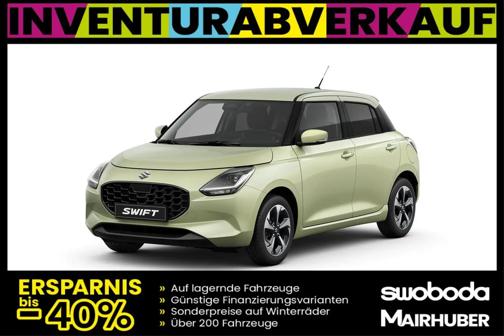 Suzuki Swift 1,2 Hybrid Shine CVT Gelb - 1
