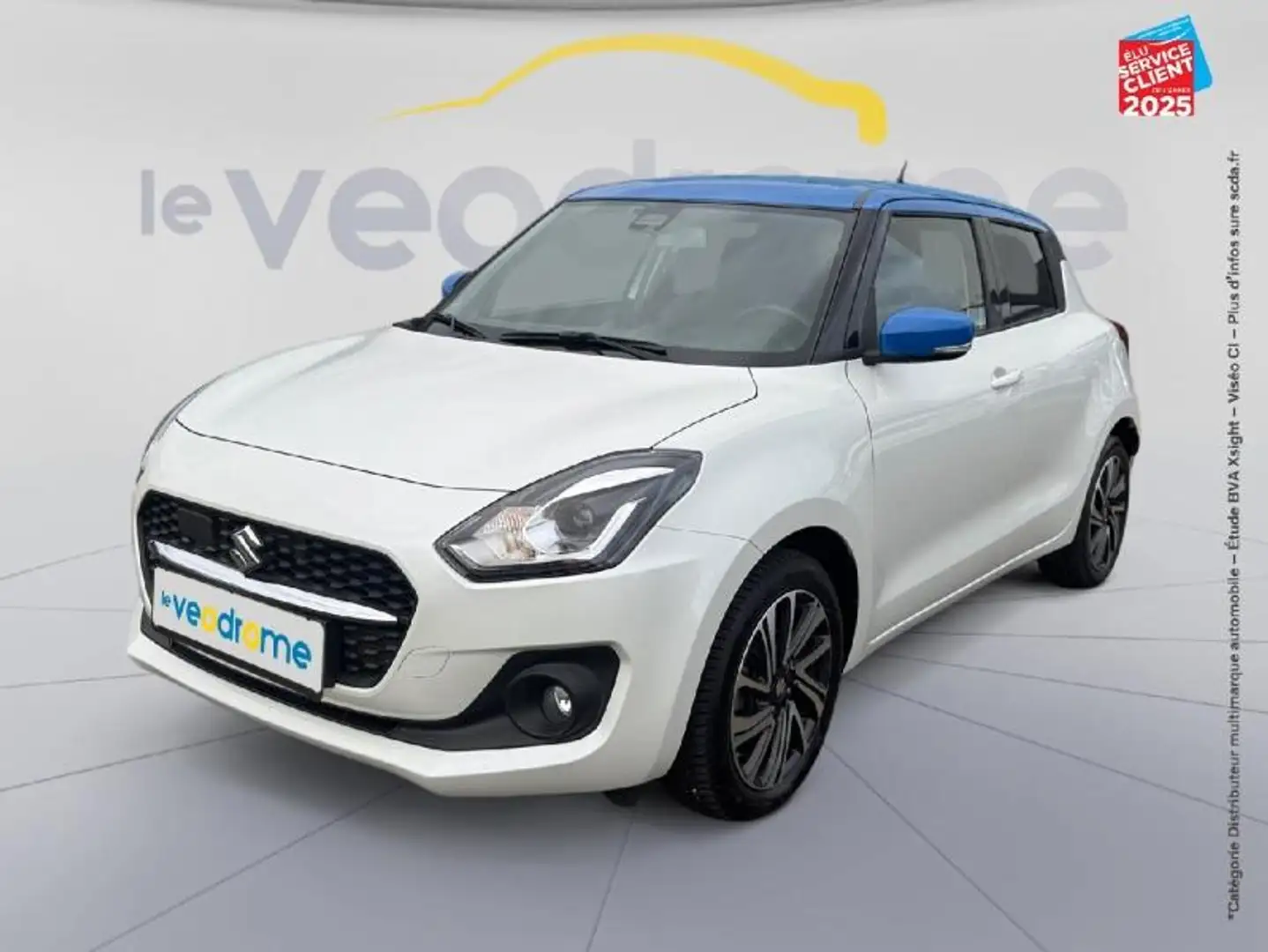 Suzuki Swift 1.2 Dualjet Hybrid 83ch Pack GPS Camera Blanc - 1