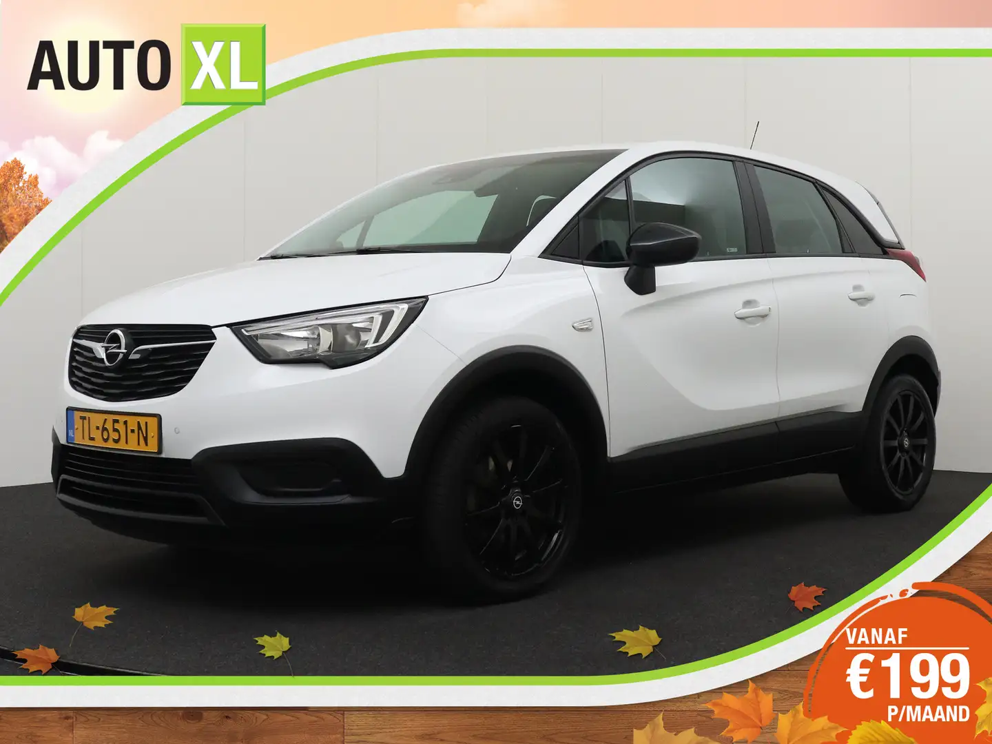 Opel Crossland X 1.2 111 PK Turbo BlackLine Camera Carplay Navi DAB Blanc - 1