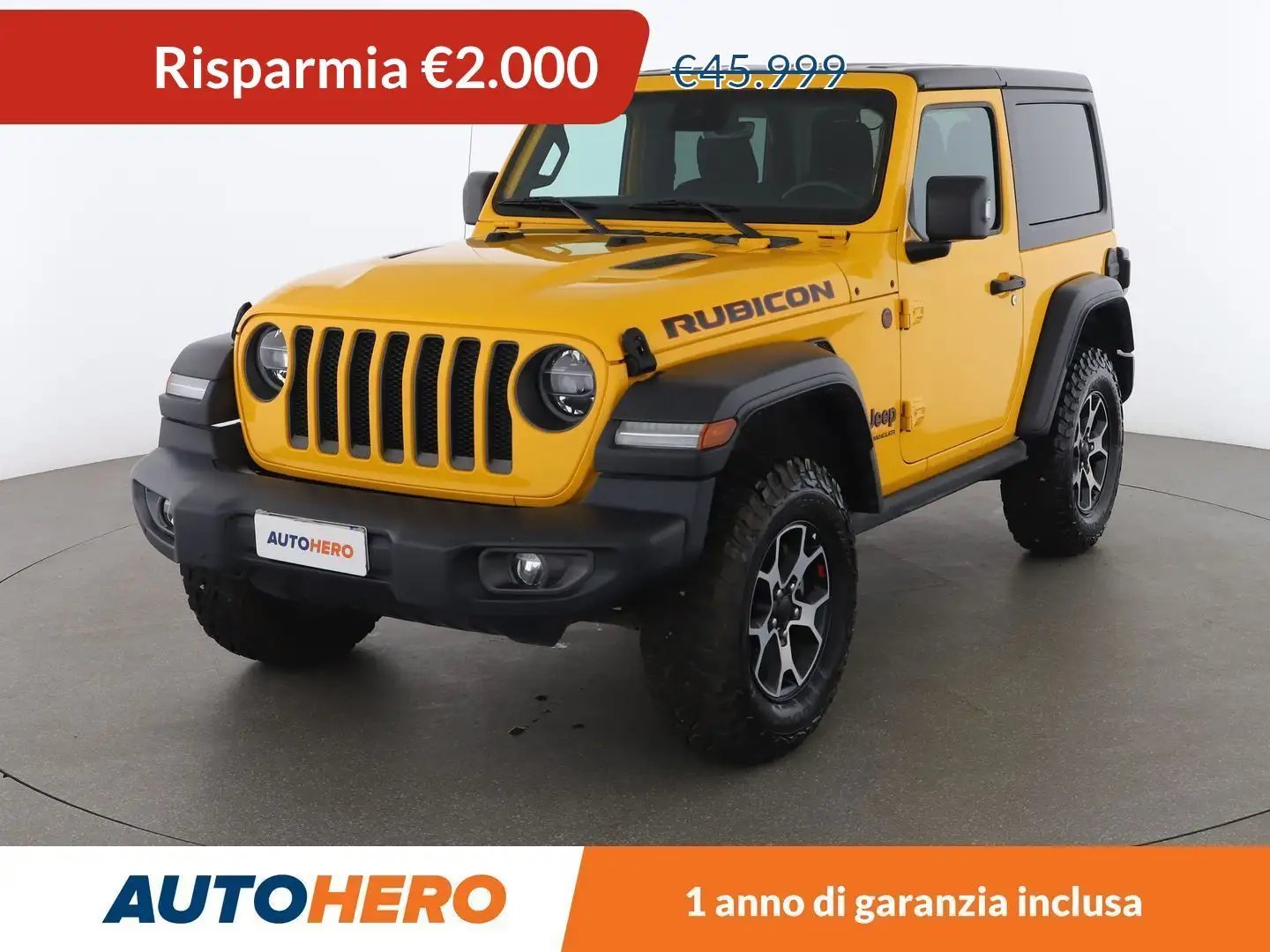 Jeep Wrangler 2.0 TGDi Rubicon Giallo - 1