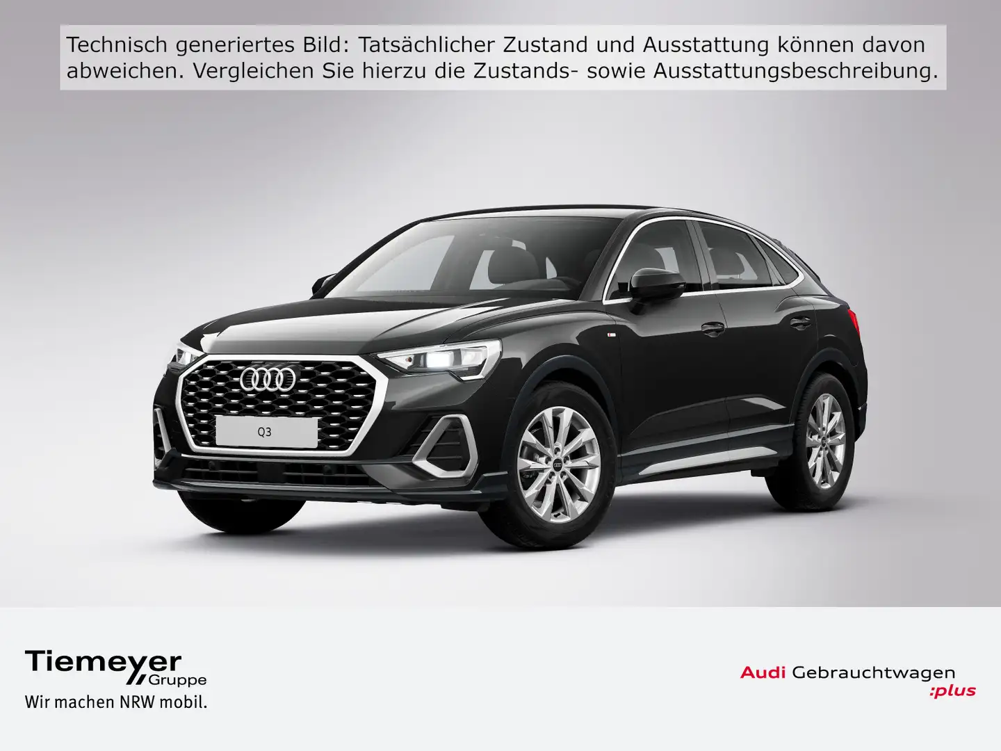 Audi Q3 35 TDI S LINE SPORTSITZE ALCANTARA Schwarz - 1