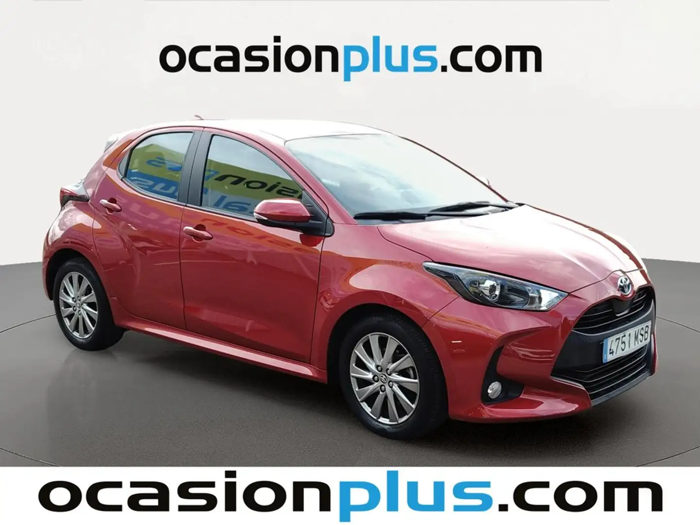 Toyota Yaris 120H 1.5 Active Plus Rojo - 2