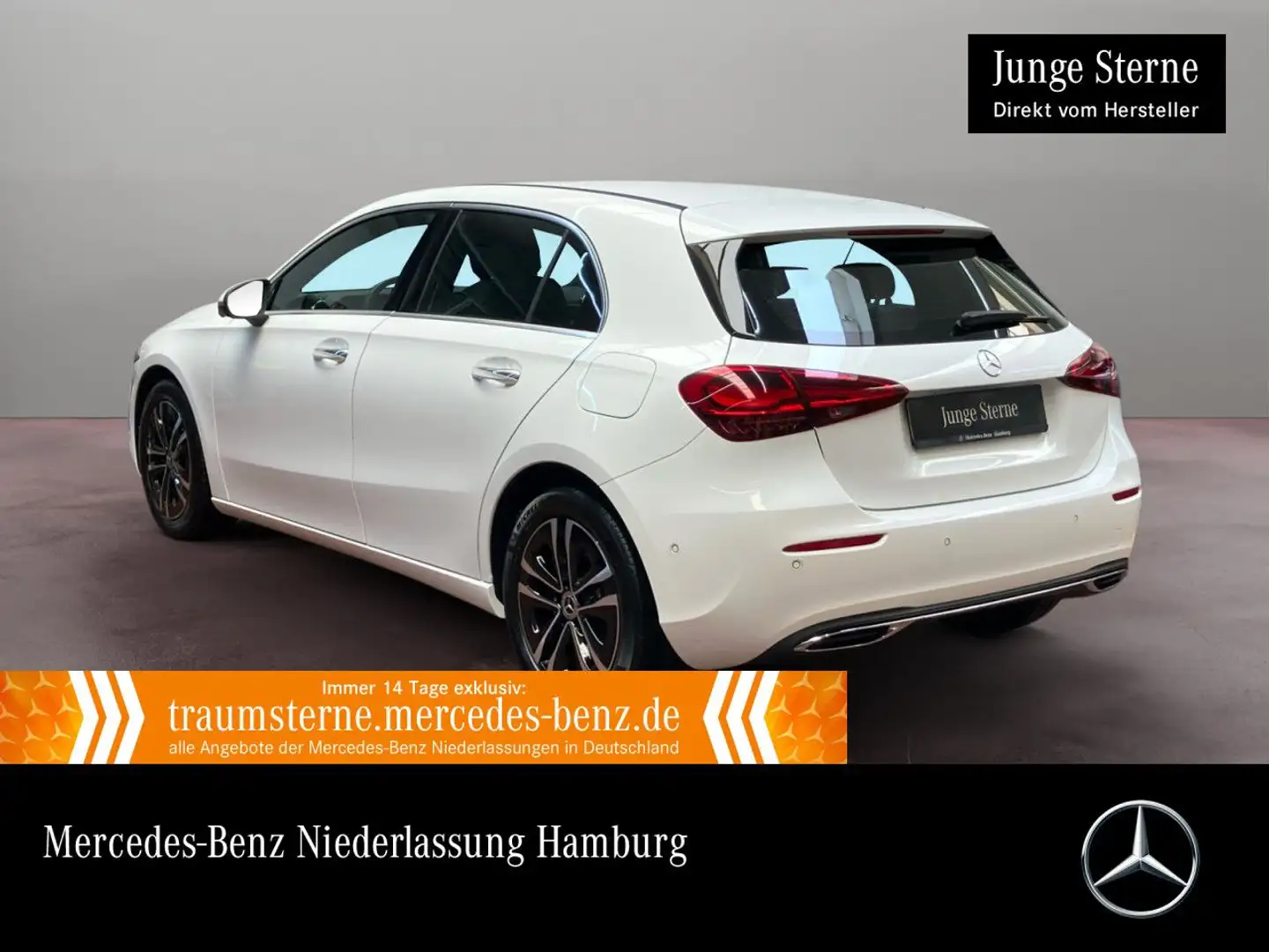 Mercedes-Benz A 180 PROGRESSIVE+360°+LED+TOTW+KEYLESS+7G Weiß - 1