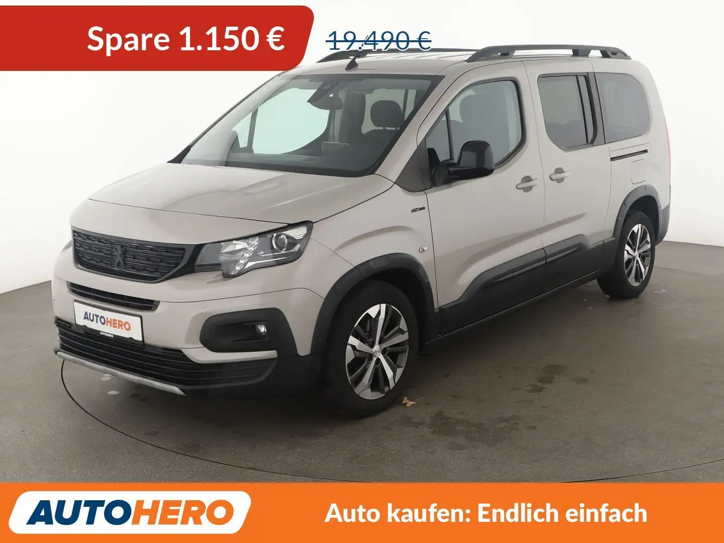 Peugeot Rifter 1.5 Blue-HDi Allure L2*NAVI*TEMPO*PDC*SHZ*AHK* Grau - 1