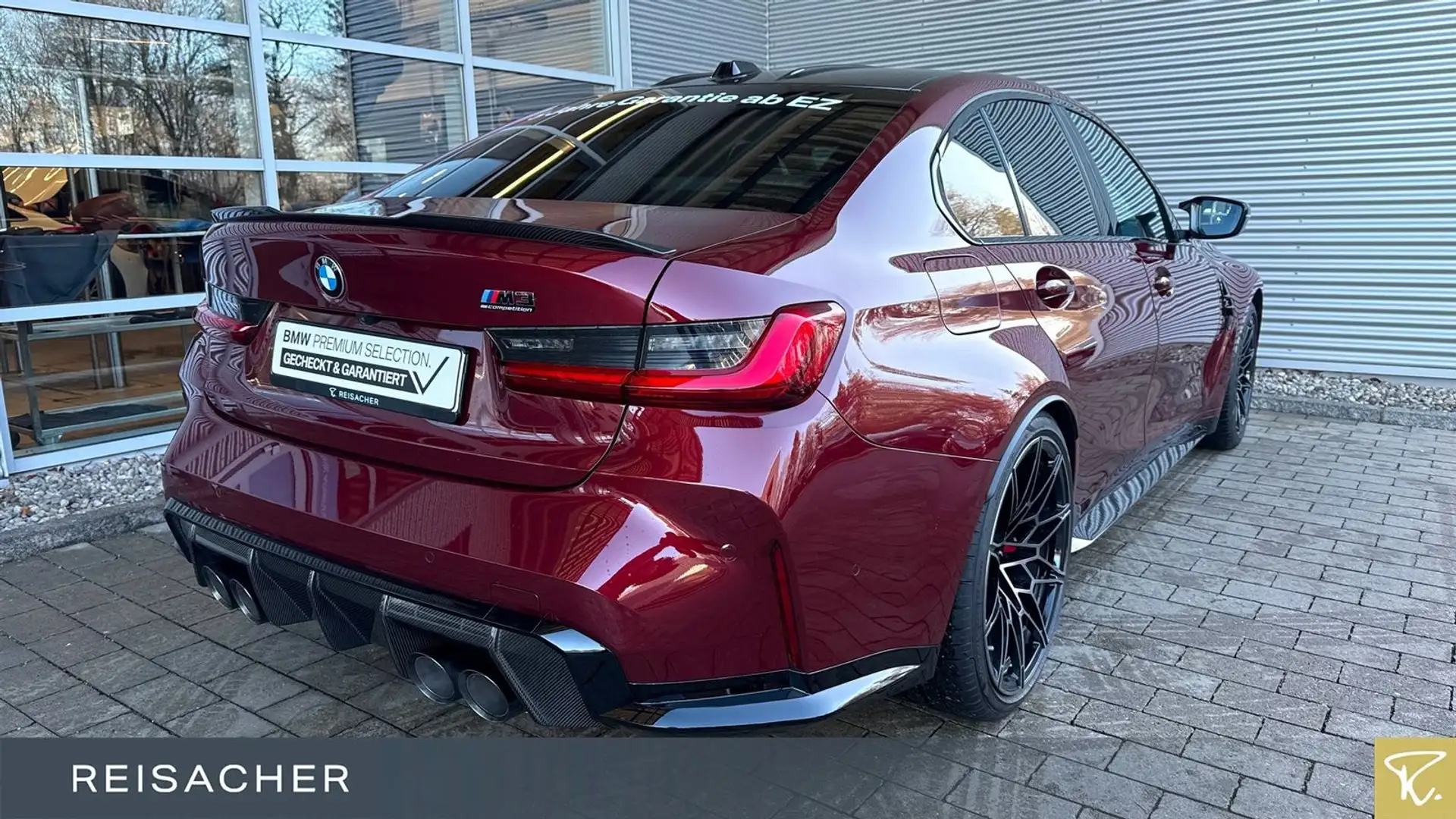 BMW M3 A Competition M xDrive NAVI 360° ACC HUD Rouge - 2