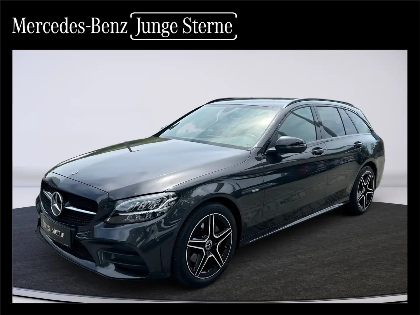 Mercedes-Benz C 180 d T AMG-Line VOLLDIGITALES DISPLAY Grijs - 1