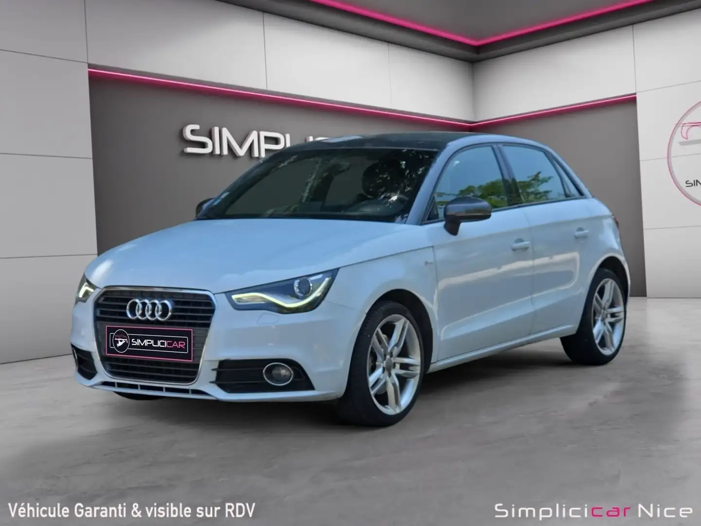 Audi A1 S line Blanc - 1