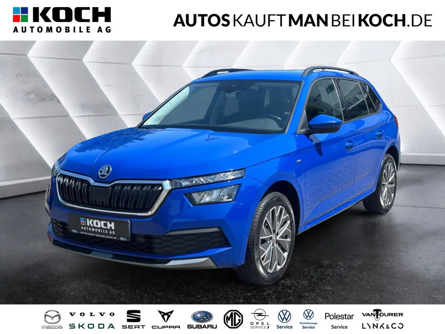 Skoda Kamiq Clever 1.5 TSI DSG Navi behz WSS Kamera LED Blauw - 1