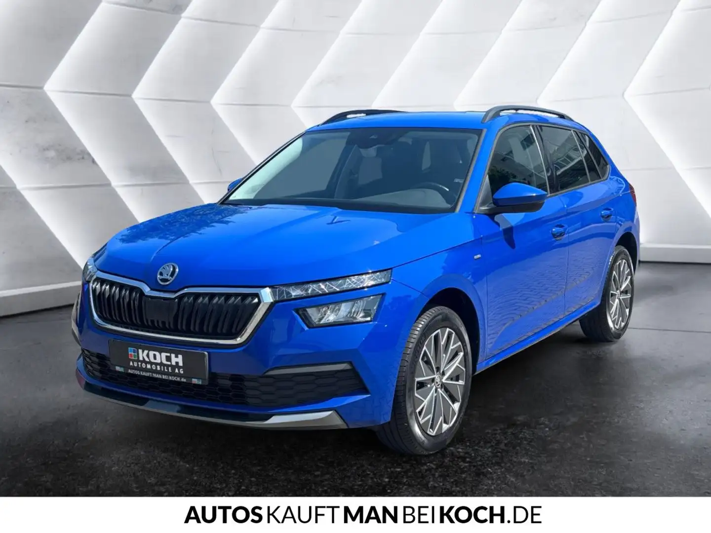 Skoda Kamiq Clever 1.5 TSI DSG Navi behz WSS Kamera LED Blauw - 2