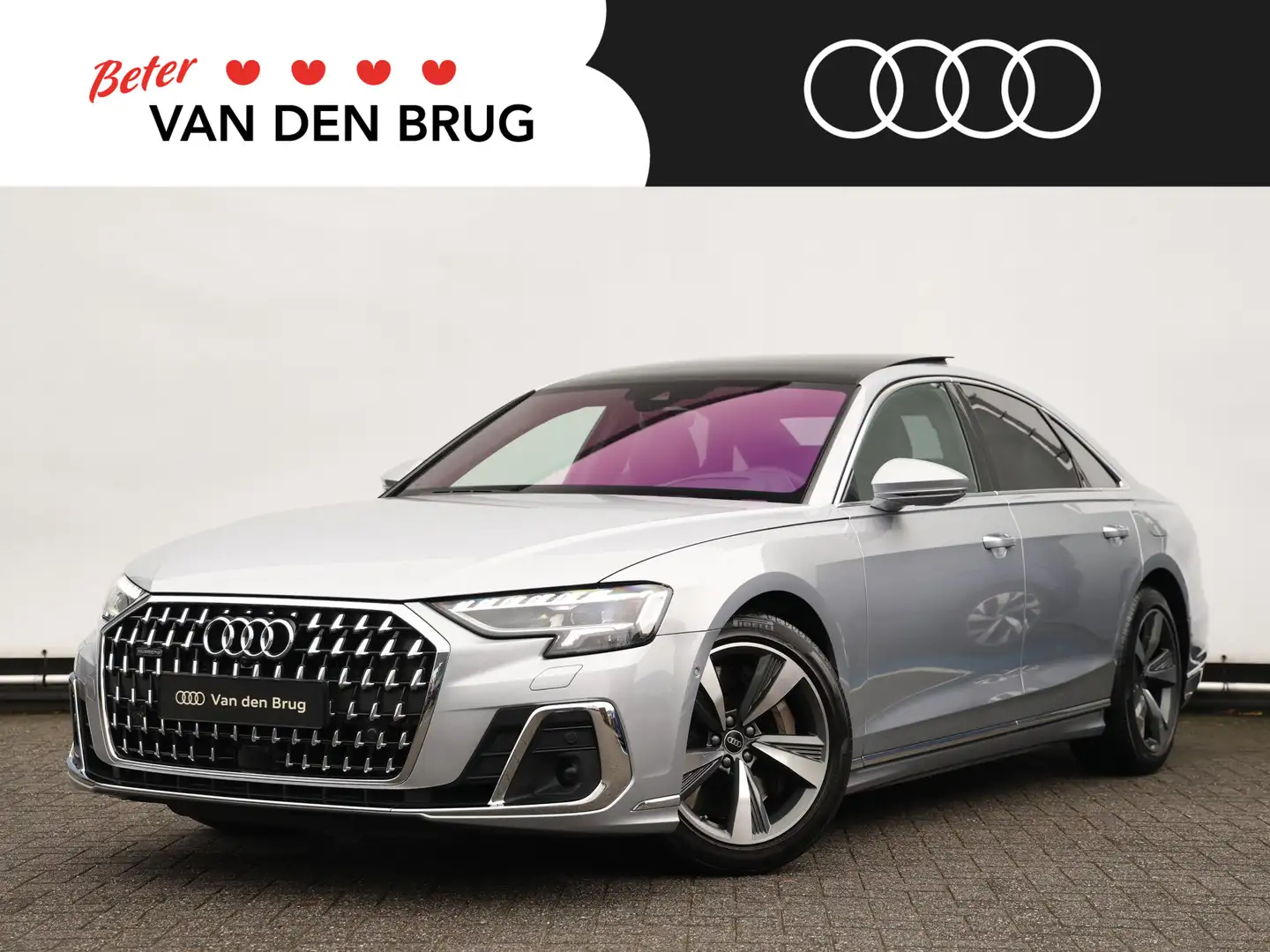Audi A8 60 TFSI e quattro tiptronic | Carbon inleg | 4-wie Gris - 1