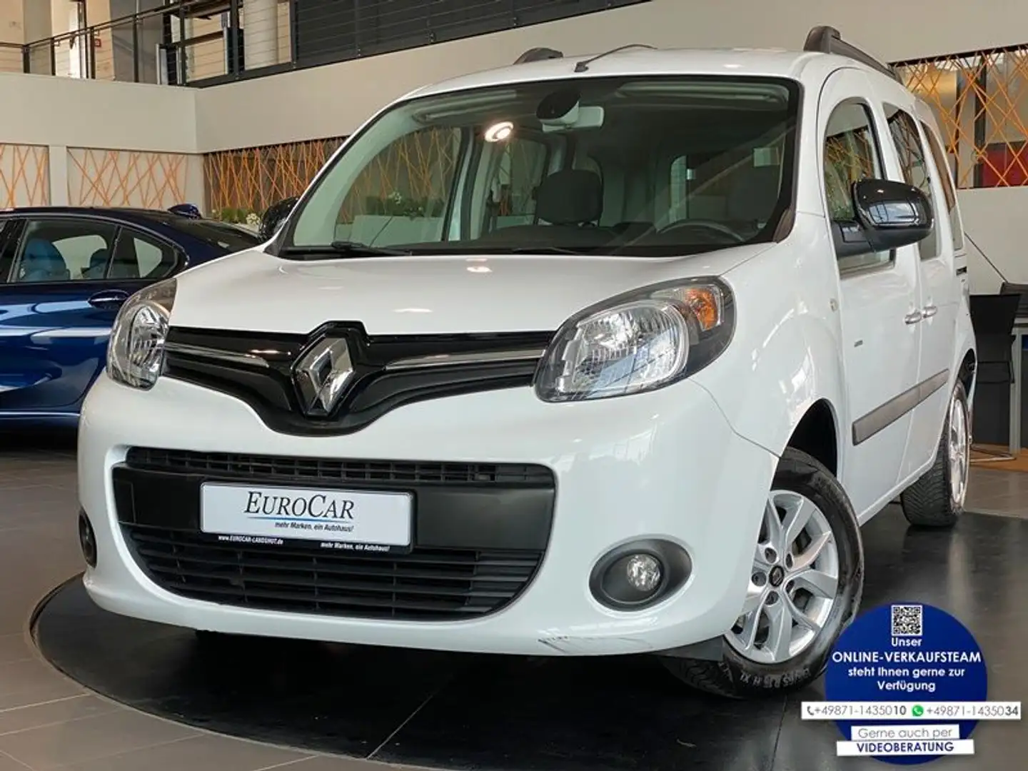 Renault Kangoo 1.5 dCi Limited DeLuxe-Paket Tempomat PDC Blanc - 1