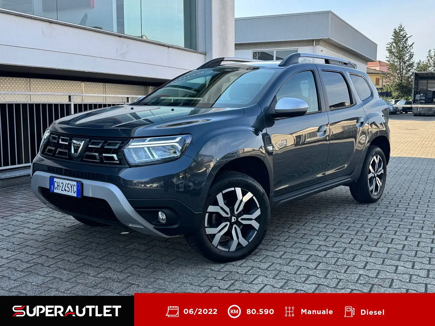 Dacia Duster 1.5 blue dci Prestige 4x2 115cv Grigio - 1