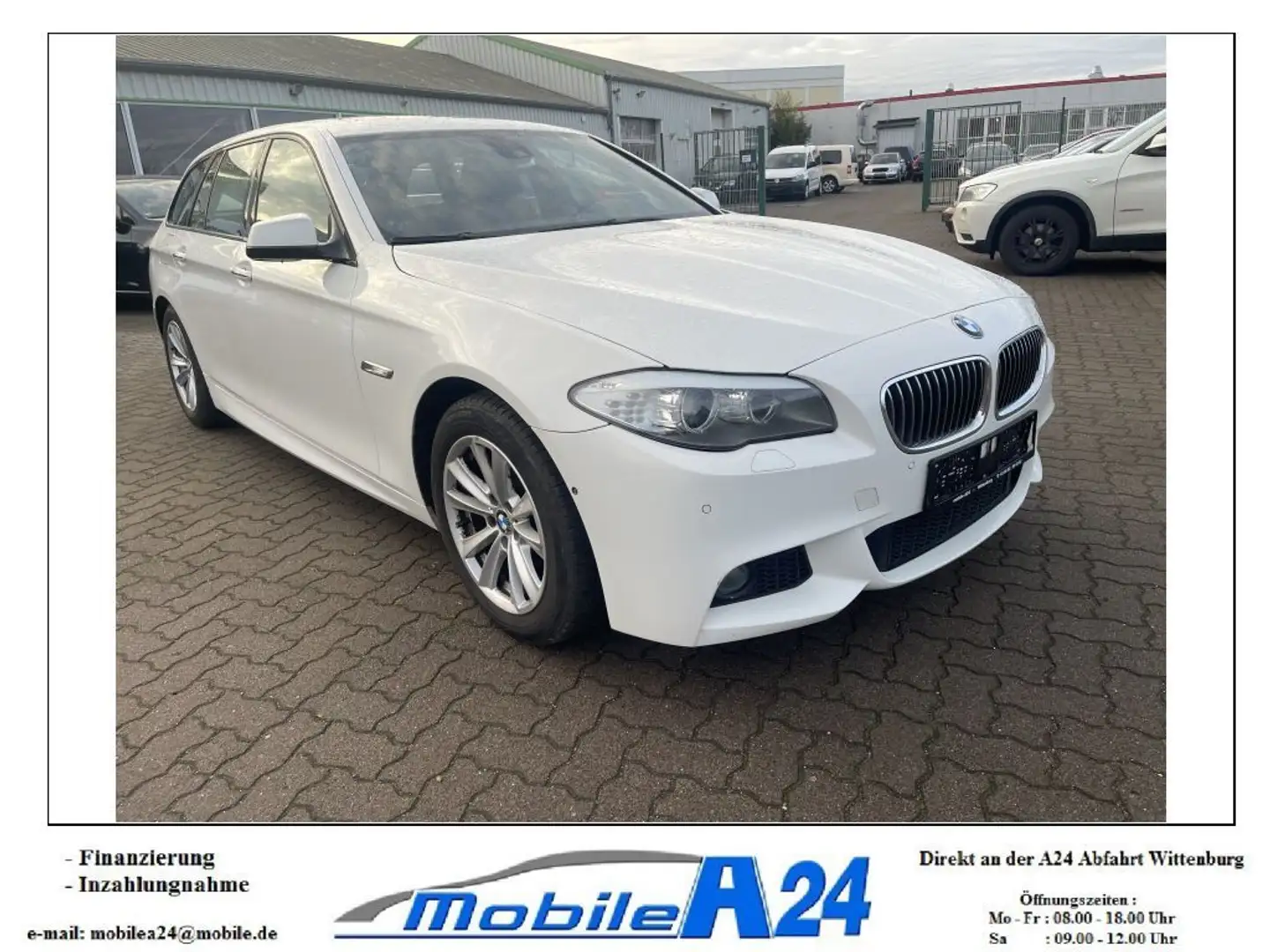 BMW 520 d Touring M-PAKET XENON HEADUP KAMERA PDC Weiß - 1