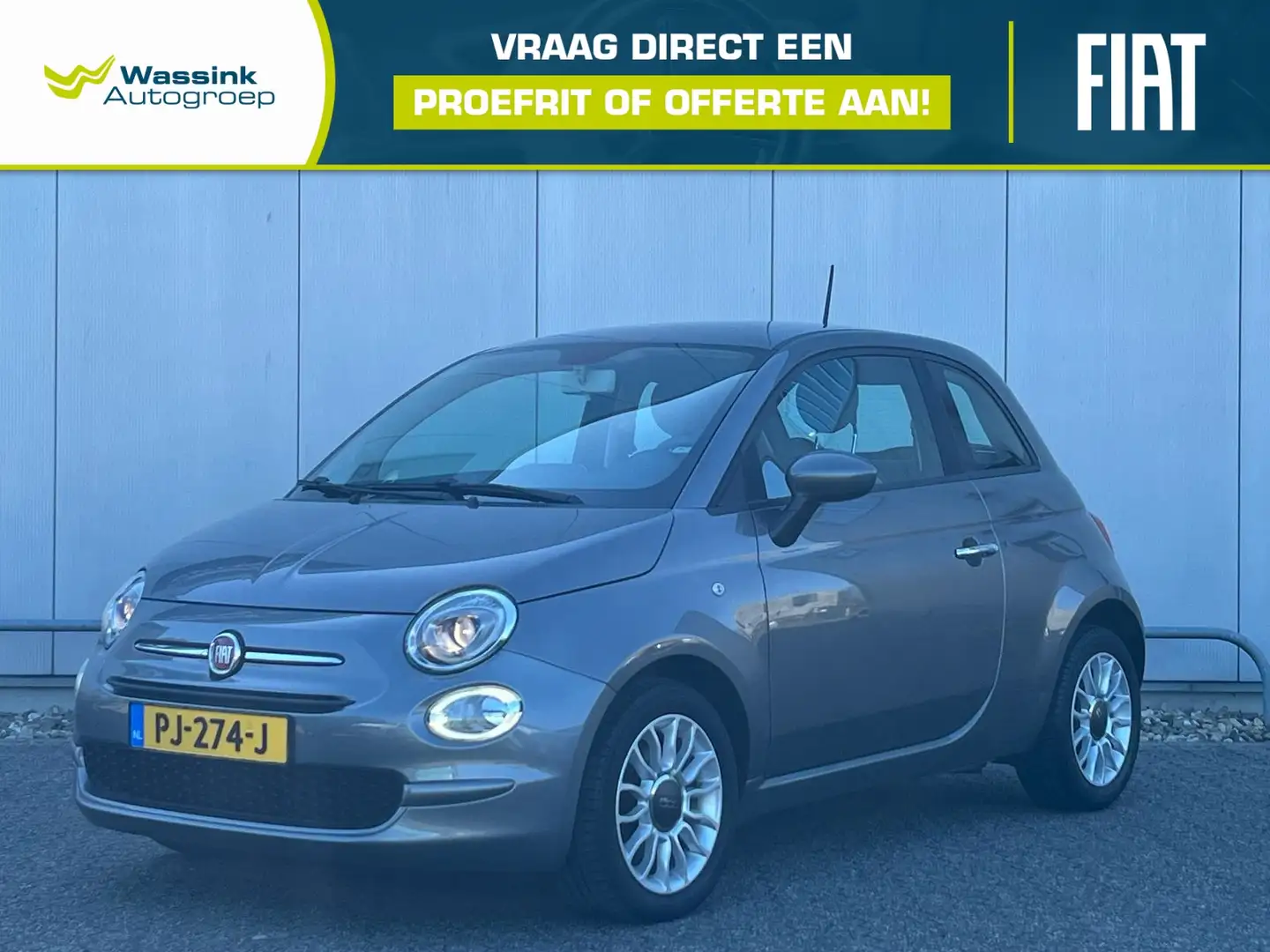 Fiat 500 TwinAir 60pk Pop | Airco | Cruise Control | Lichtm Gris - 1