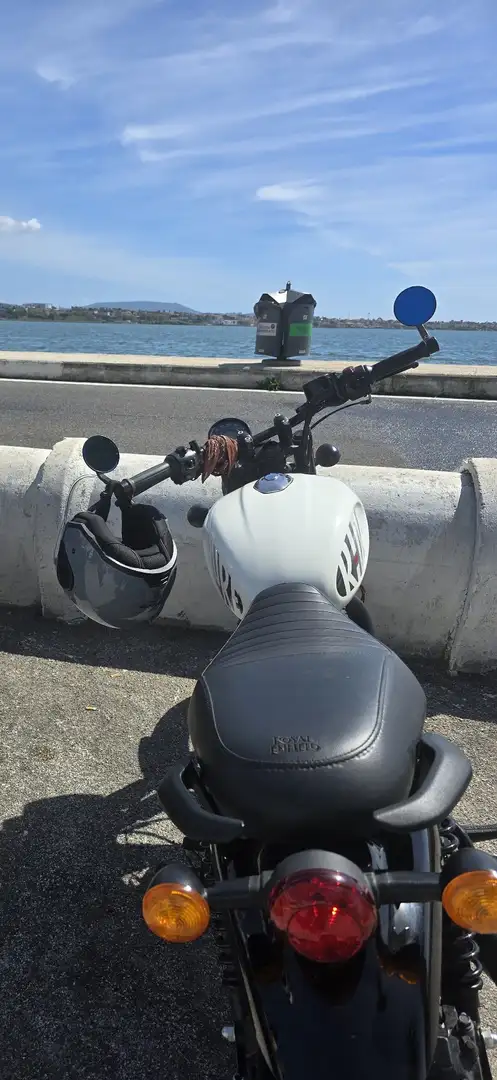 Royal Enfield HNTR350 raid Blanco - 1