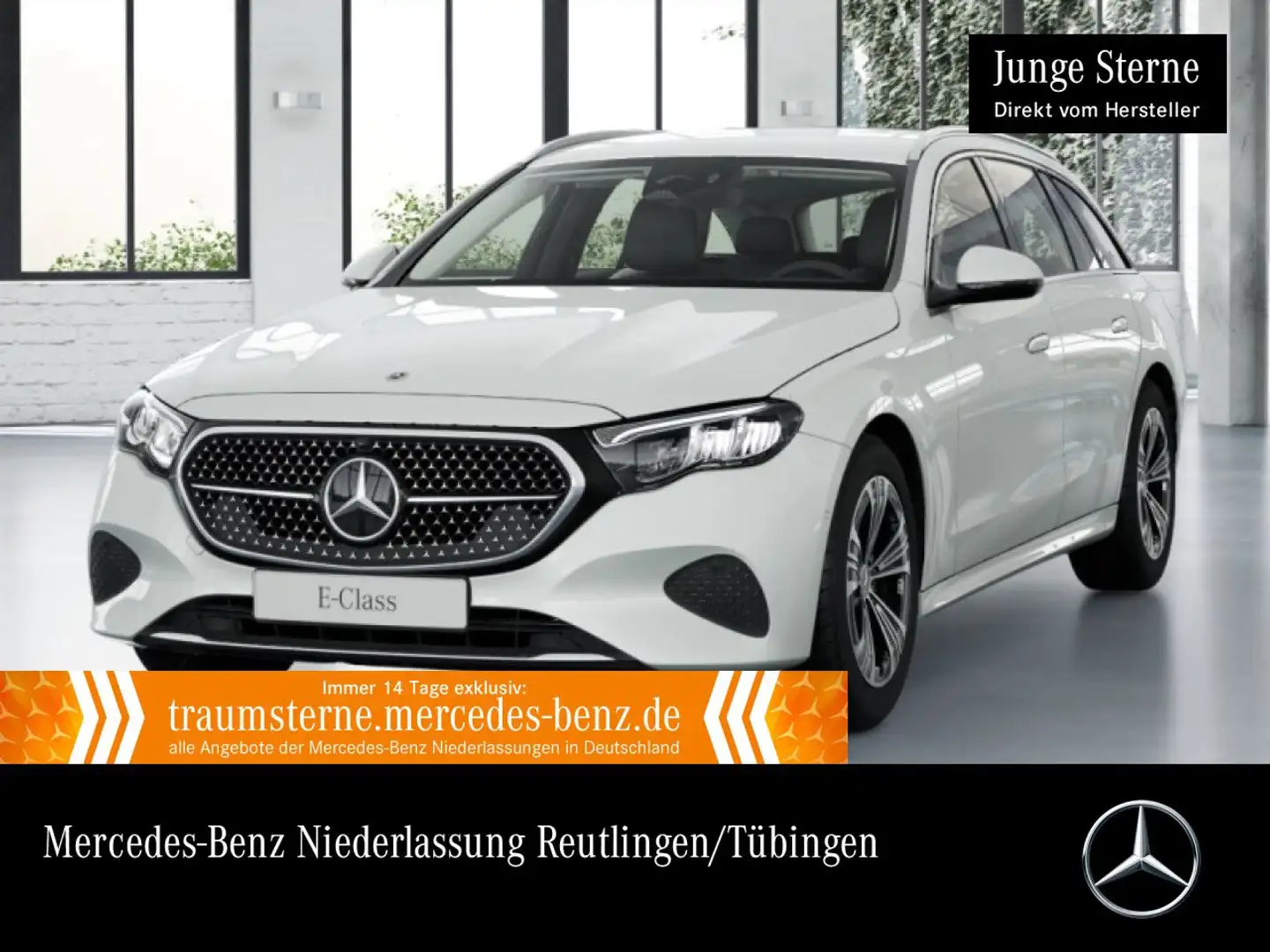 Mercedes-Benz E 200 T Avantgarde 360° LED AHK Spurhalt-Ass PTS Weiß - 1