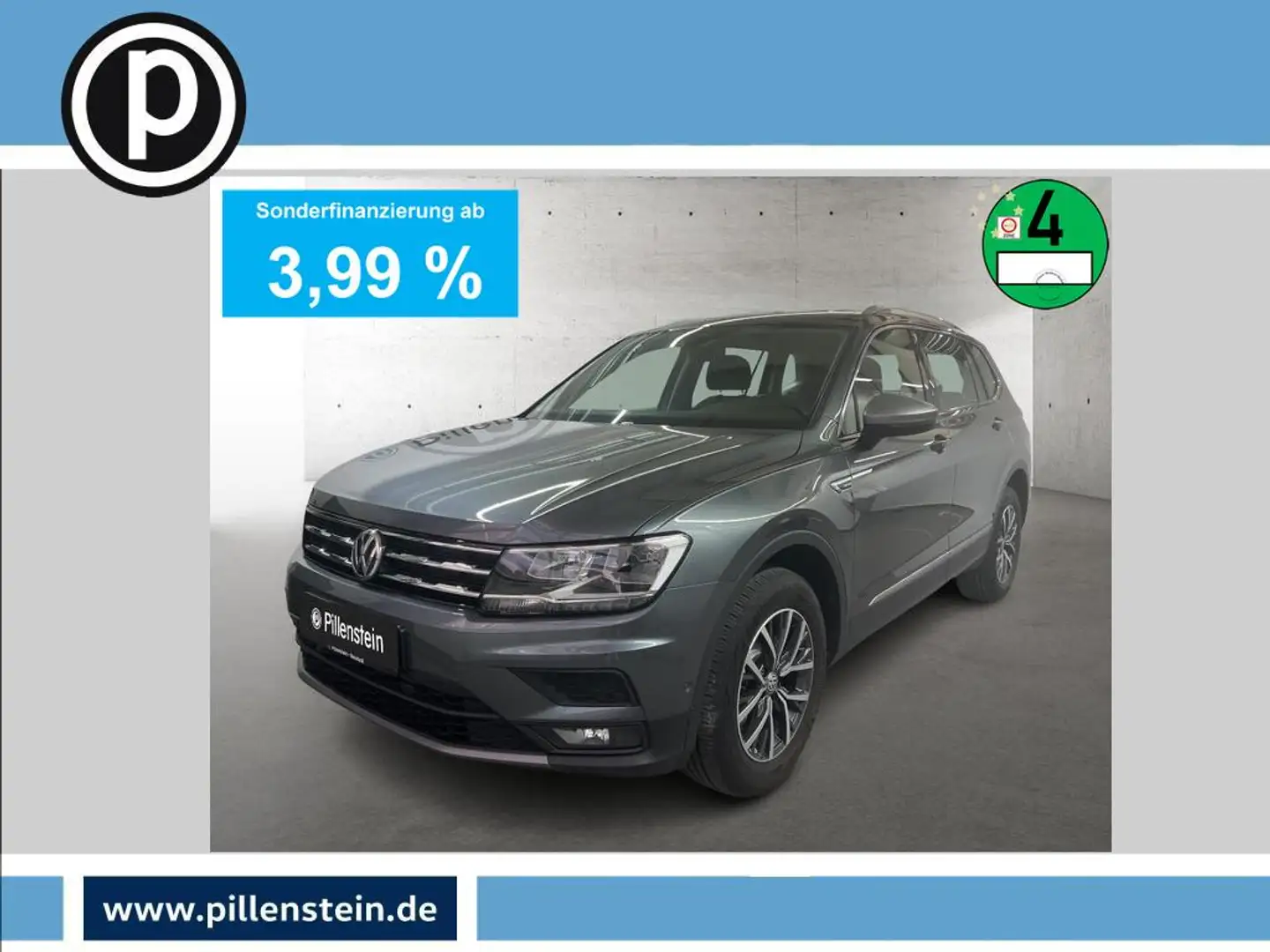 Volkswagen Tiguan Allspace TDI DSG 4M NAVI+KAM+ACC+eHKL Grau - 1